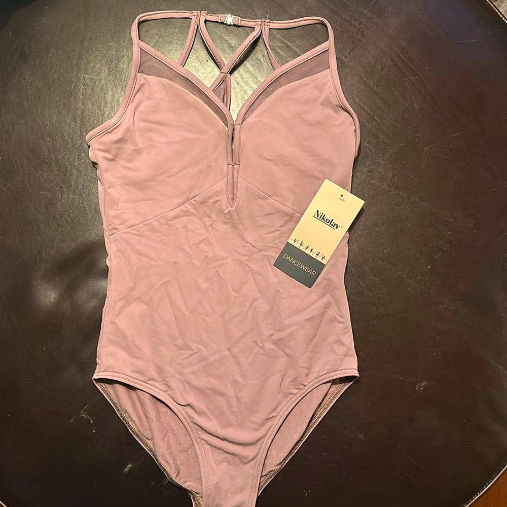 Nikolay ‘Sia’ AM mesh back leotard, NWT in Illusion, runs big. Smoke free